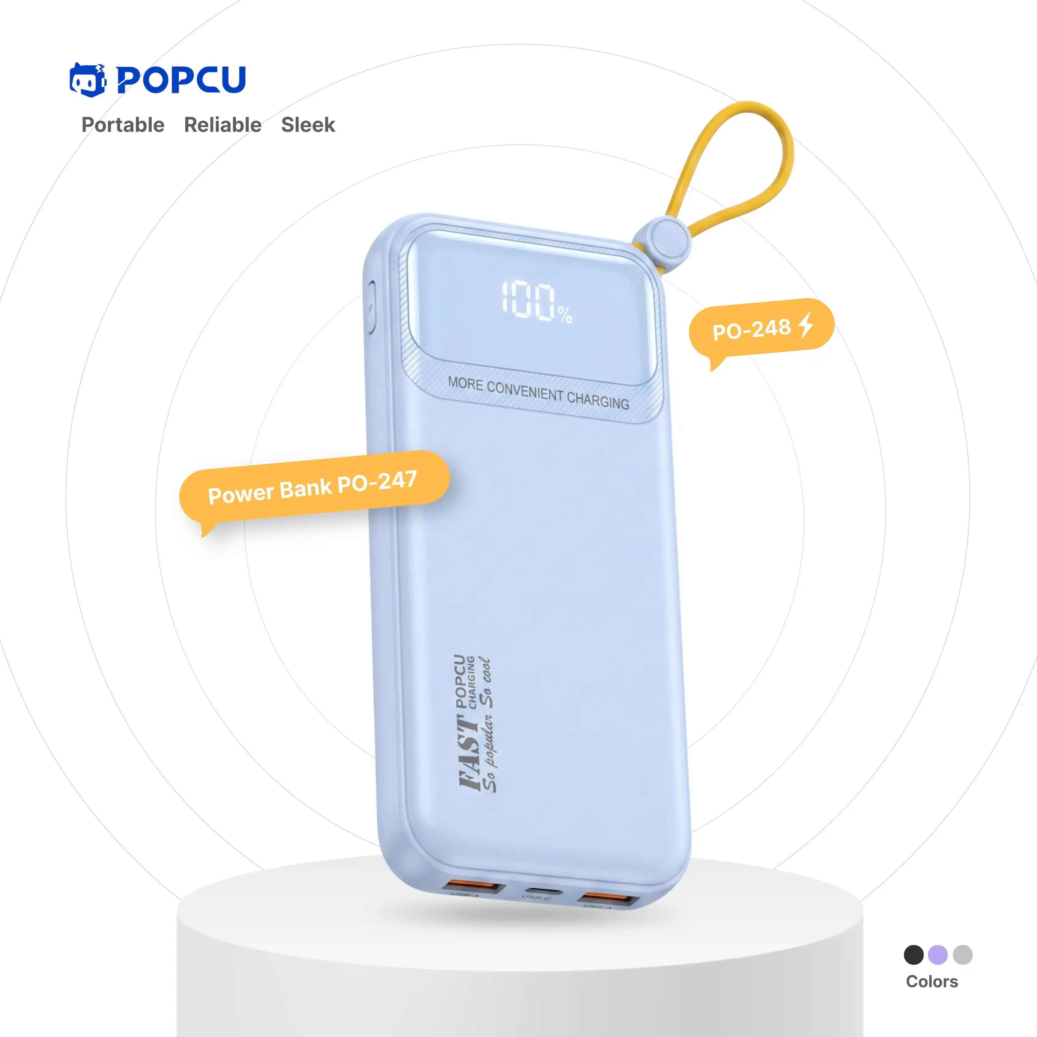 POPCU Macaron-style Slim Fast-charging Powerbank image by POPCU GHANA