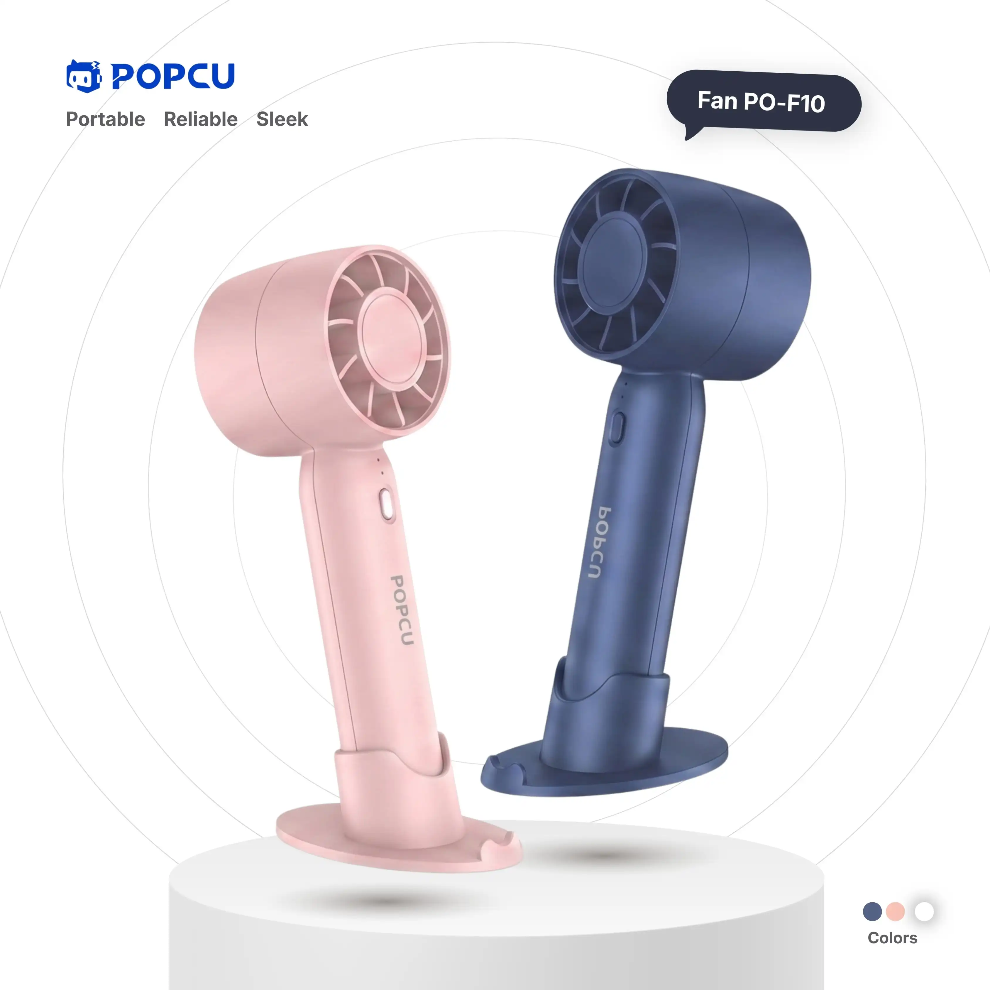 POPCU Detachable-base Desk Handheld Minifan image by POPCU GHANA