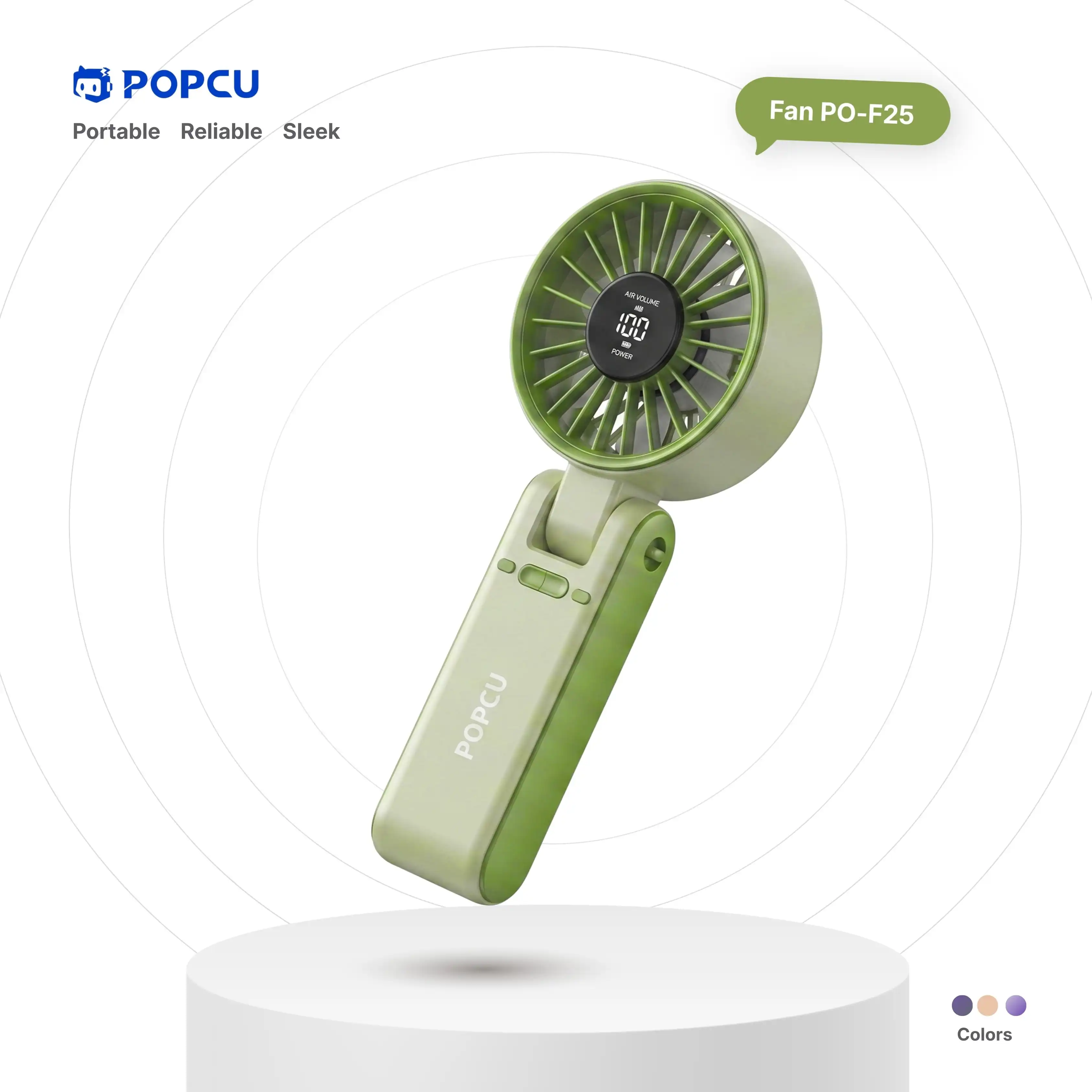 POPCU Foldable Big Fan-style Handheld Minifan image by POPCU GHANA