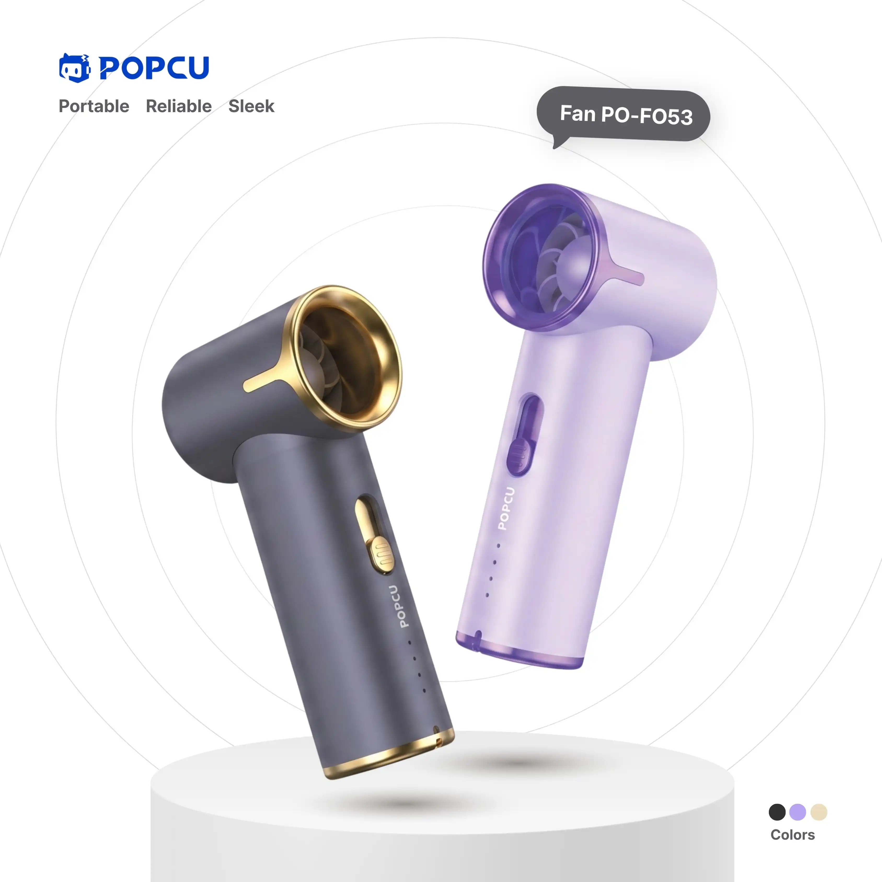 POPCU Polished Design Cute Handheld Minifan image by POPCU GHANA