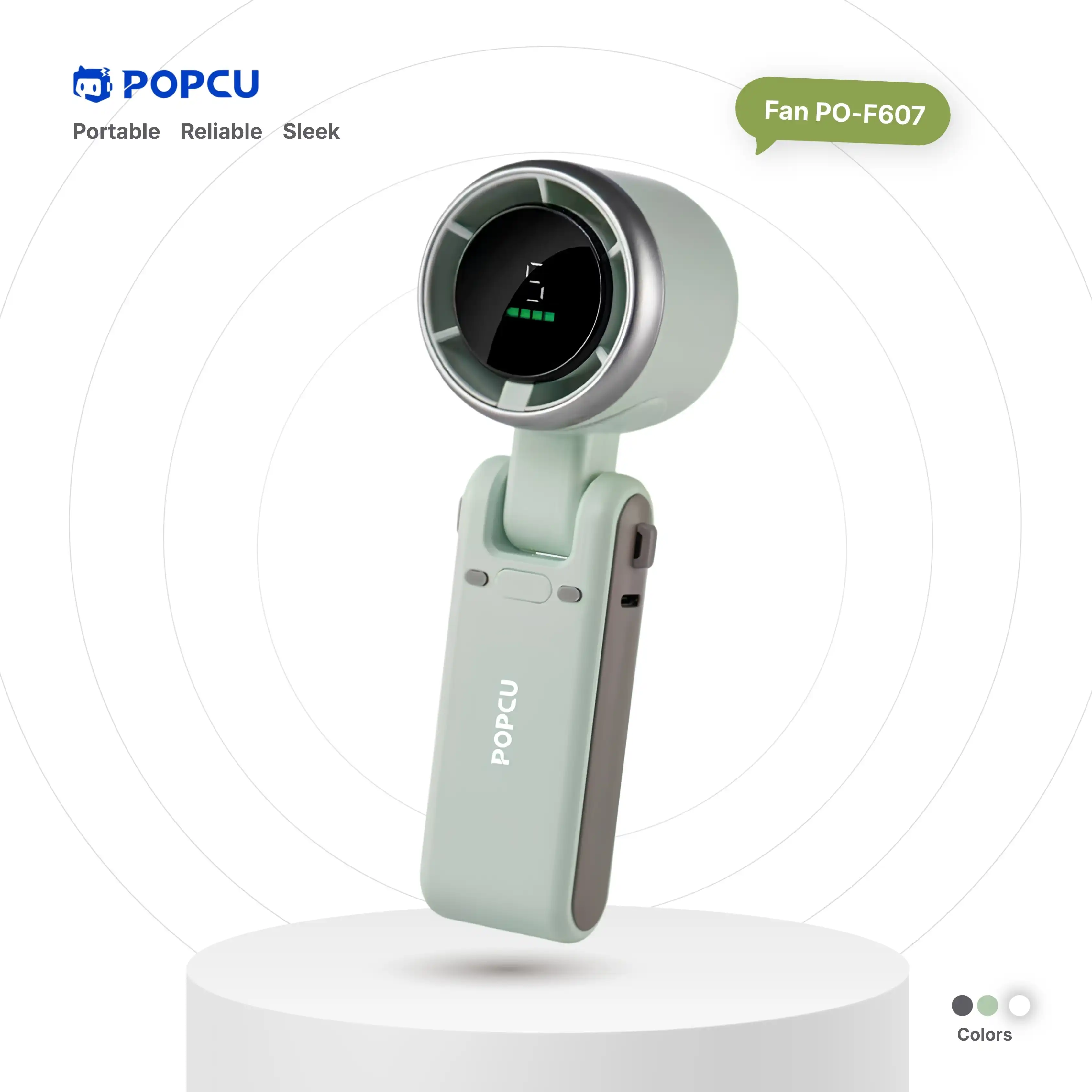 POPCU Foldable Big Display Handheld Minifan image by POPCU GHANA