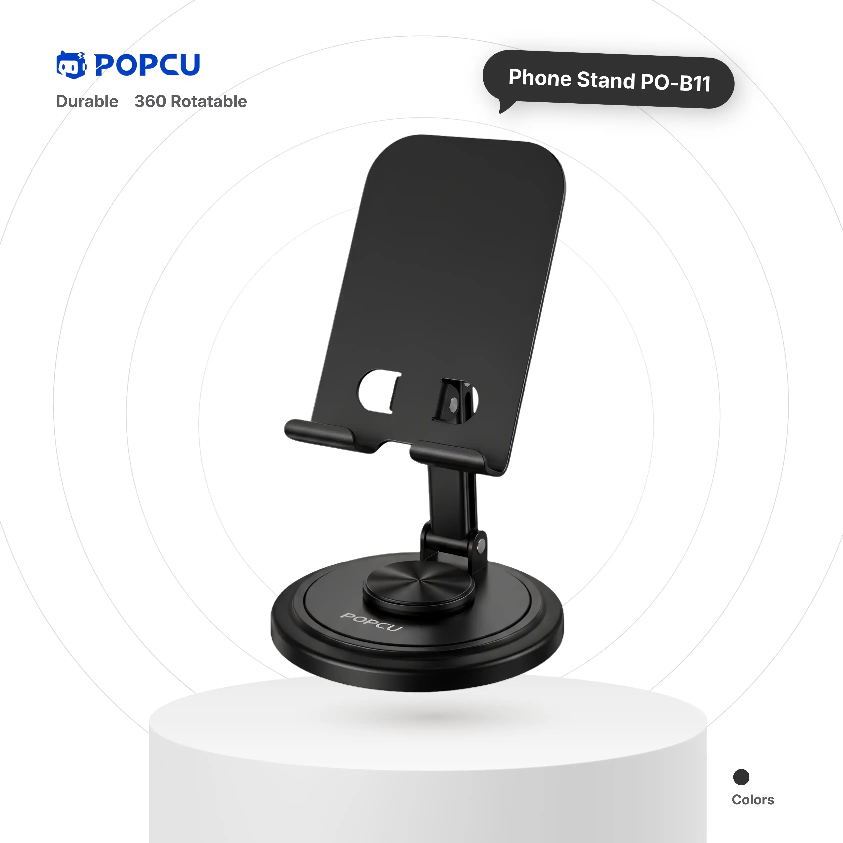 POPCU High-Grade 360°-swivel Desktop Phone Stand image by POPCU GHANA