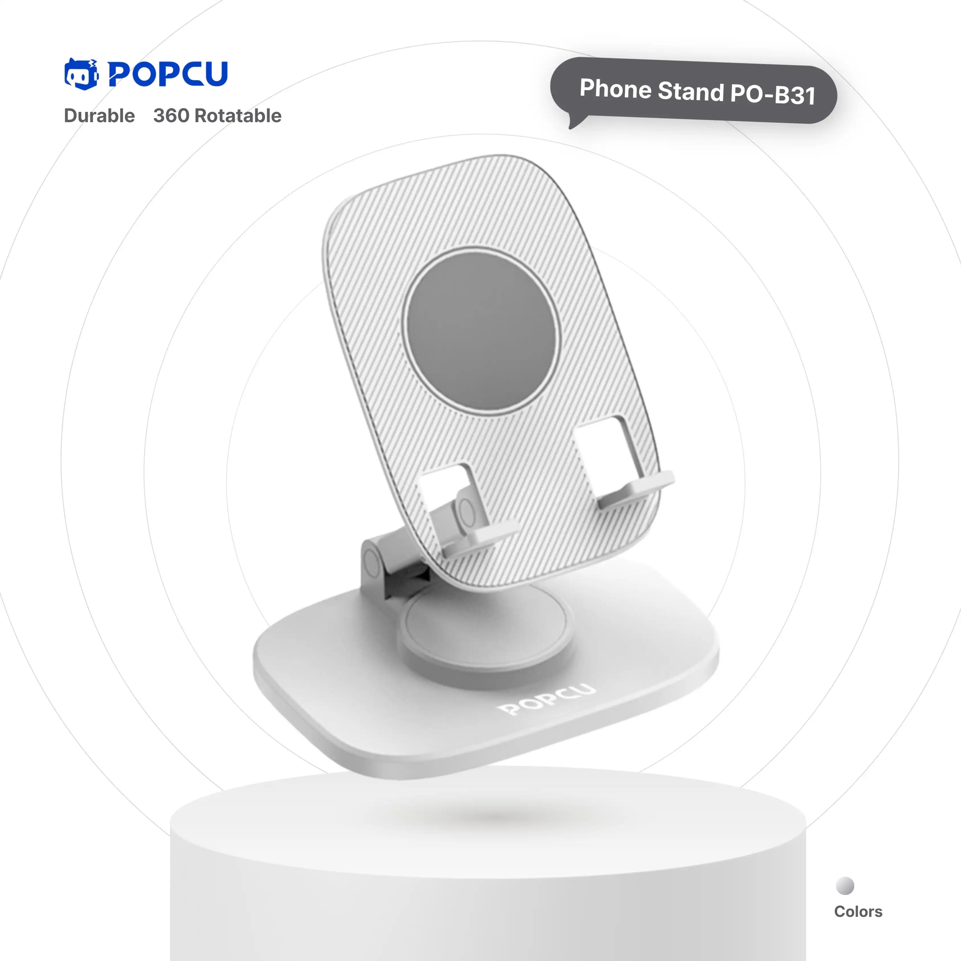 POPCU Classic 360° Spin Engineering Plastic Desktop Phone Stand image by POPCU GHANA