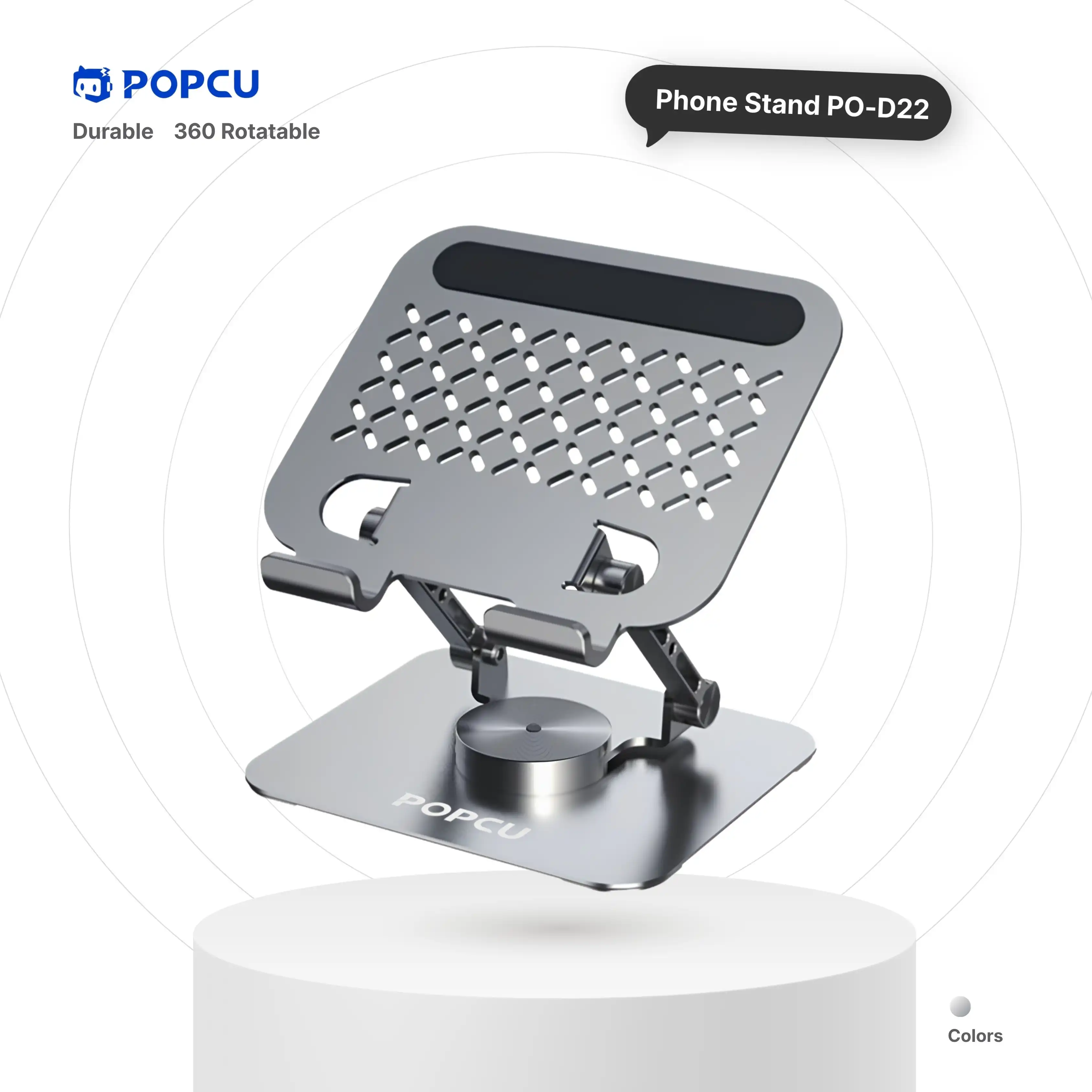 POPCU Strong Metallic Rotatable Medium-size Desktop Tablet stand image by POPCU GHANA