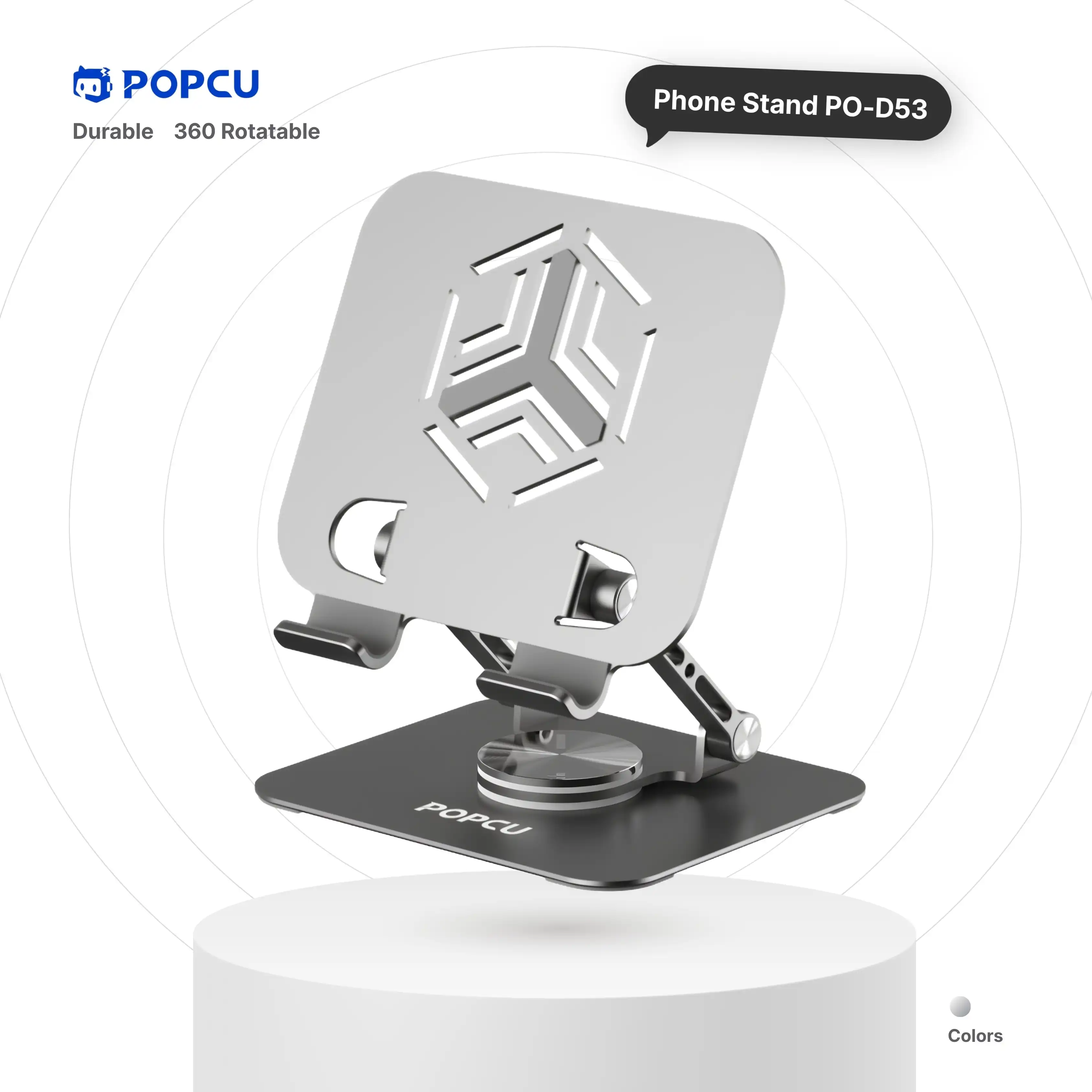 POPCU Big Metallic Rotatable Large-size Desktop Laptop Stand image by POPCU GHANA