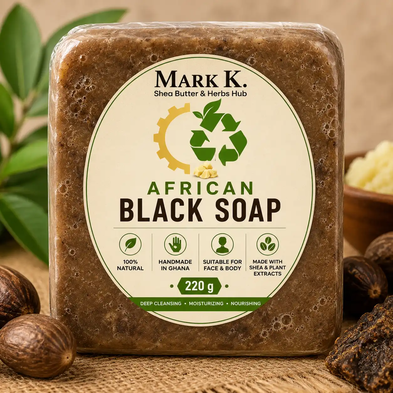 Africa Black Soap image by Mark K. Shea Butter And Herbs Hub Ghana